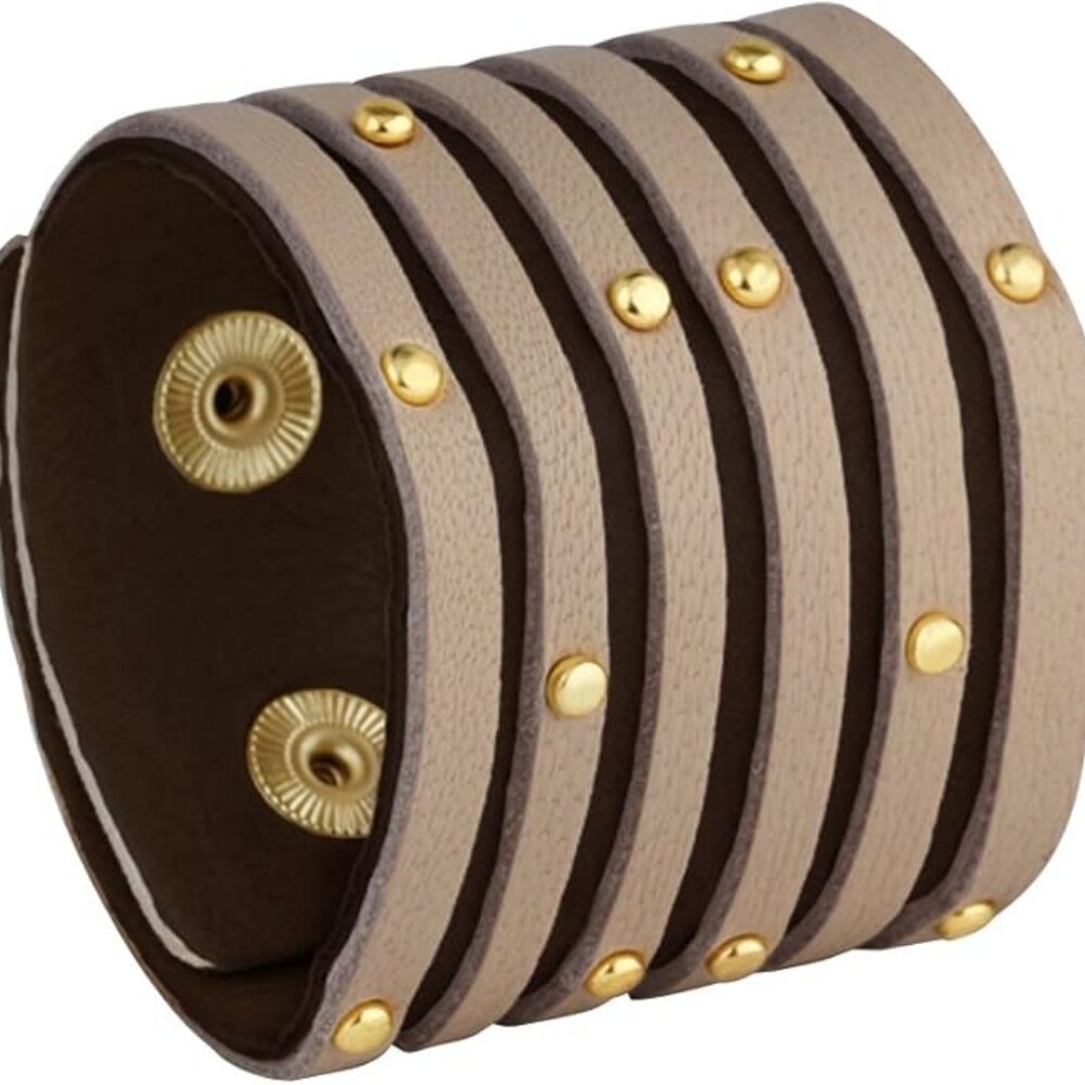 NWT IOB Carin Cuff Smart Leather Bracelet